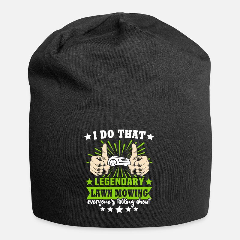 Robotic lawn mower Robot lawn mower - Jersey Beanie - black