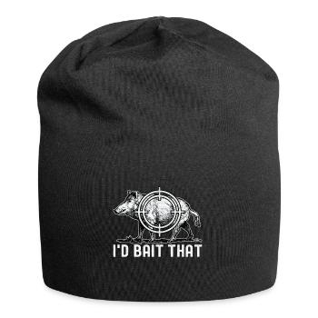 Chasseurs Chasse au sanglier - Bonnet en jersey - noir - Devant
