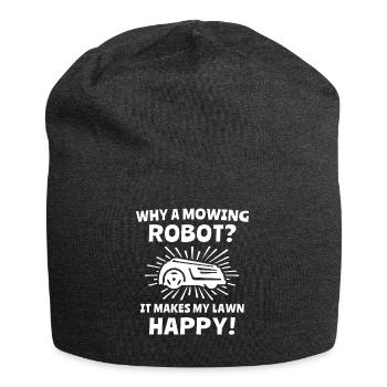 Tondeuse robot - Bonnet en jersey - charbon - Devant