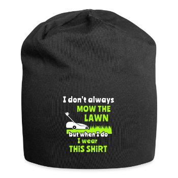Lawn mowers Gasoline mowers Lawn mowing - Jersey Beanie - black - Front
