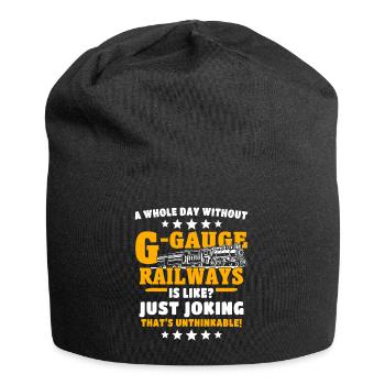 Garteneisenbahn Modelleisenbahn Spur G - Jersey-Beanie - Schwarz - Vorne