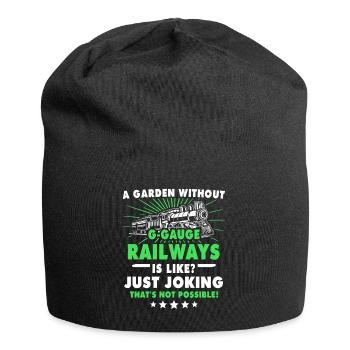 Garteneisenbahn Modelleisenbahn Spur G - Jersey-Beanie - Schwarz - Vorne