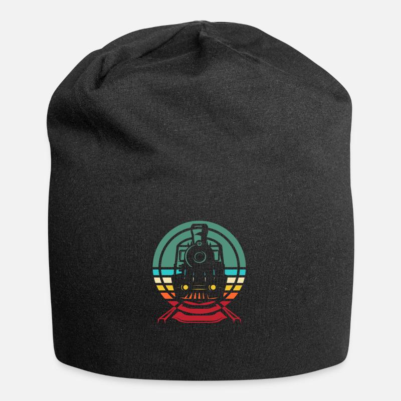 Modelleisenbahn Spur G - Jersey-Beanie - Schwarz