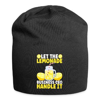 Limonade Limonadenstand - Jersey-Beanie - Schwarz - Vorne