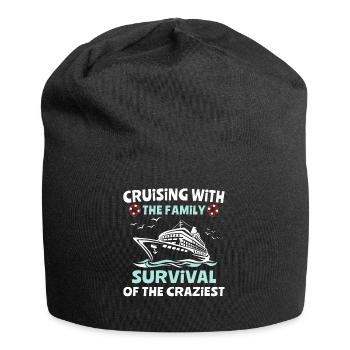 Cruise Family Sea Voyage - Jersey Beanie - black - Front