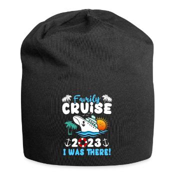 Kreuzfahrt 2023 Kreuzfahrtschiff - Jersey-Beanie - Schwarz - Vorne