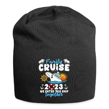 Kreuzfahrt 2023 Seereise - Jersey-Beanie - Schwarz - Vorne