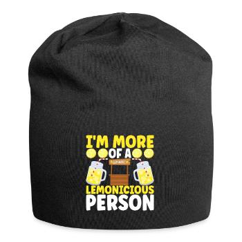 Limonade Limonadenstand - Jersey-Beanie - Schwarz - Vorne