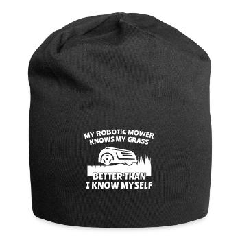 Tondeuse robot - Bonnet en jersey - noir - Devant