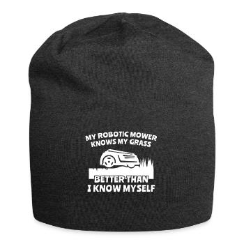 Tondeuse robot - Bonnet en jersey - charbon - Devant
