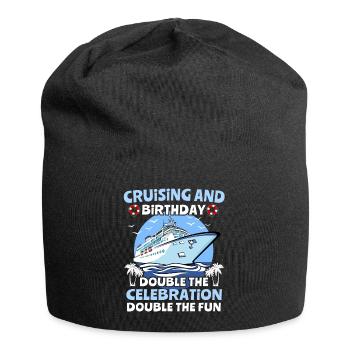 Cruise Birthday Birthday Cruise - Jersey Beanie - black - Front