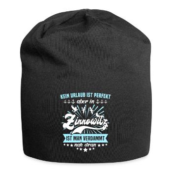 Zinnowitz Sprüche Zinnowitzer - Jersey-Beanie - Schwarz - Vorne