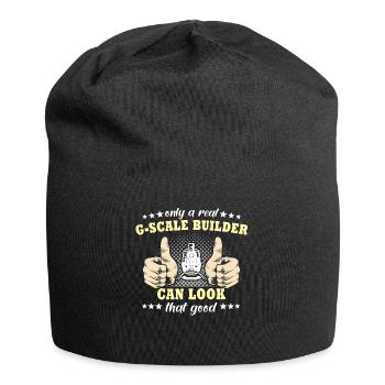 Railway Garden Steam locomotive G gauge - Jersey Beanie - black - Front
