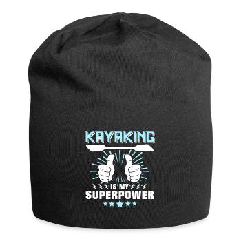 Kayakistes kayakistes - Bonnet en jersey - noir - Devant
