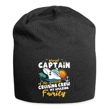 Kreuzfahrt - Jersey-Beanie - Schwarz - Vorne