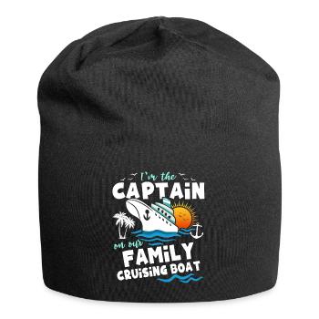 Kreuzfahrt - Jersey-Beanie - Schwarz - Vorne