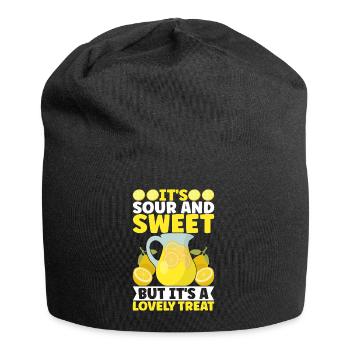 Limonade Limonadenstand - Jersey-Beanie - Schwarz - Vorne