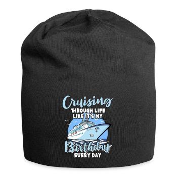 Cruise Birthday Birthday Cruise - Jersey Beanie - black - Front