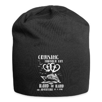 Cruise Ship Couple Cruise - Jersey Beanie - black - Front