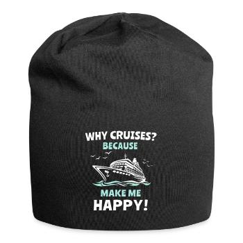 Croisière familiale - Bonnet en jersey - noir - Devant