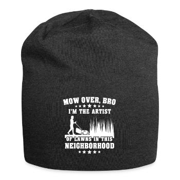 Rasenmäher - Jersey-Beanie - Anthrazit - Vorne
