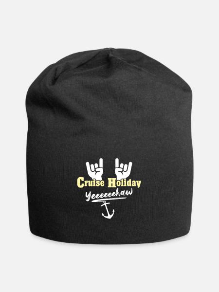 Kreuzfahrtschiff Kreuzfahrt - Jersey-Beanie - Schwarz