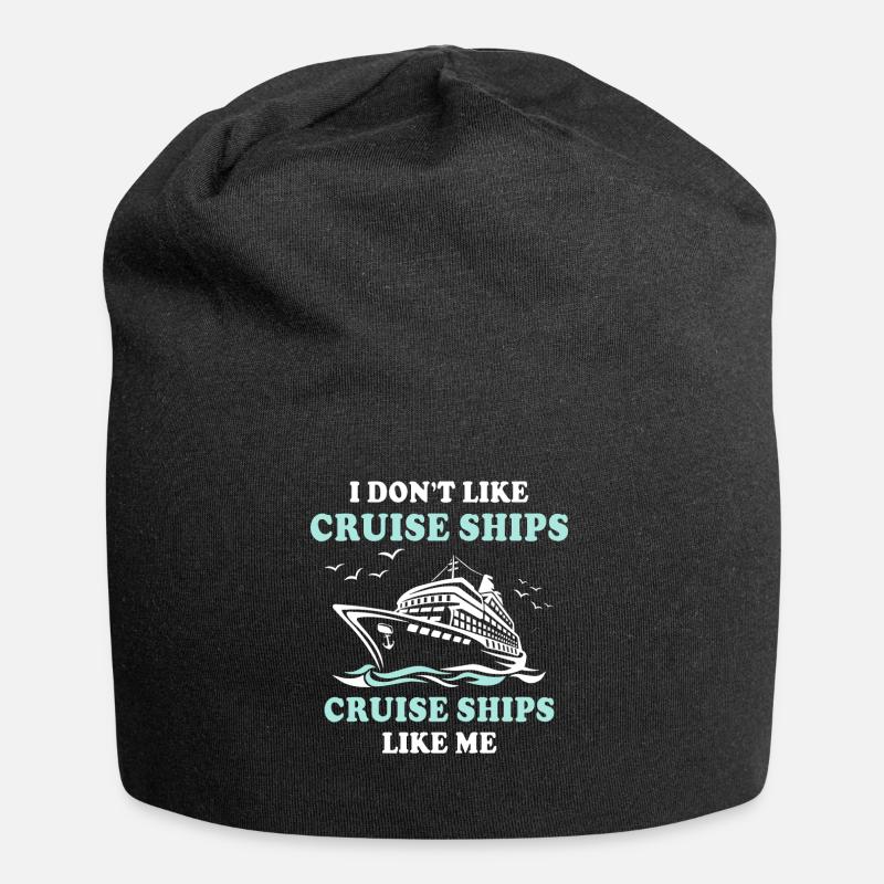 Cruise Ship Cruise - Jersey Beanie - black