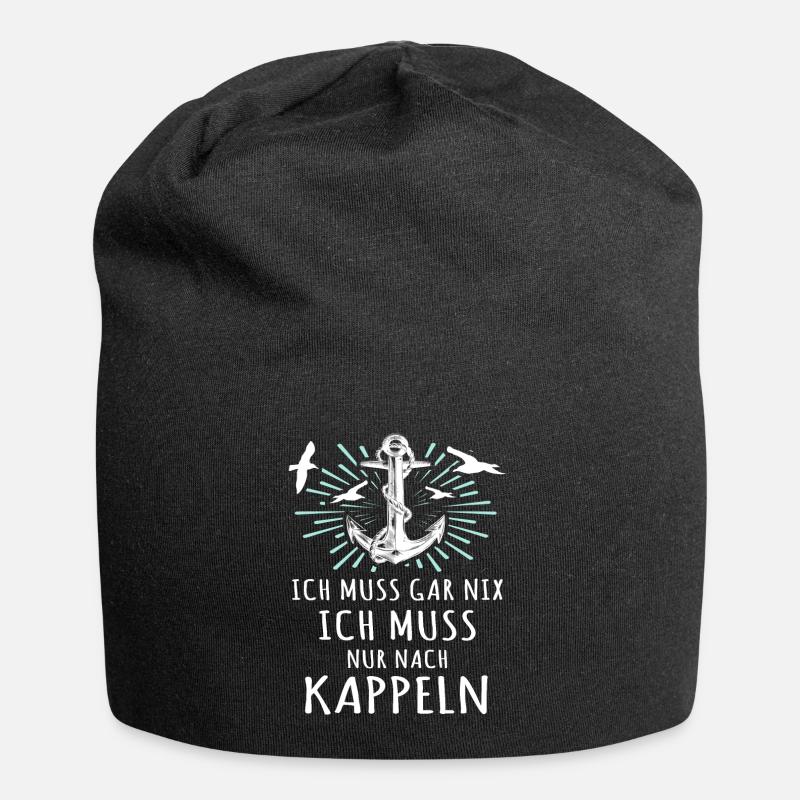 Kappeln Sprüche Kappelner Spruch - Jersey-Beanie - Schwarz