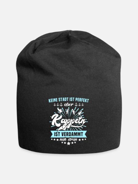 Kappeln Sprüche Kappelner Spruch - Jersey-Beanie - Schwarz