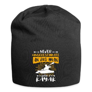 Sous-estimer l’homme kayakiste - Bonnet en jersey - noir - Devant