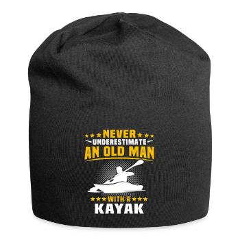 Kayak Sous-estimer les kayakistes - Bonnet en jersey - noir - Devant