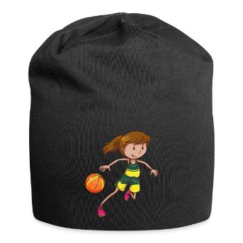 Ballsport - Jersey-Beanie - Schwarz - Vorne