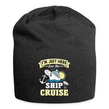 Kreuzfahrt - Jersey-Beanie - Schwarz - Vorne