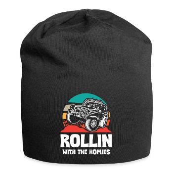 Jeeps Rollin avec The Homies - Bonnet en jersey - noir - Devant