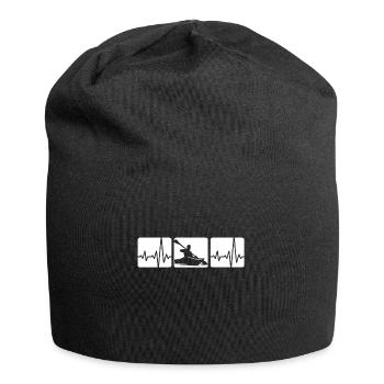 Kayaking EKG - Jersey-Beanie - Schwarz - Vorne