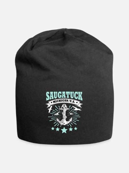 Saugatuck Michigan - Jersey-Beanie - Schwarz