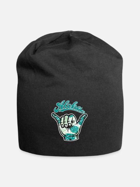 3 Aloha Shaka - Bonnet en jersey - noir