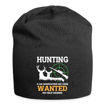 Hunting Addication1 - Jersey Beanie - black - Front