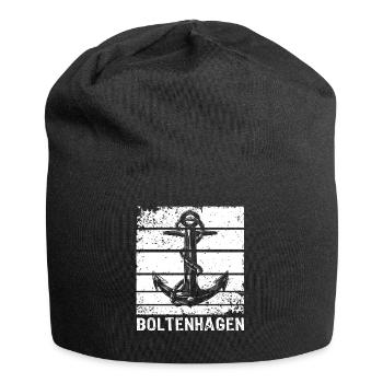 Boltenhagen Boltenhagener - Jersey-Beanie - Schwarz - Vorne