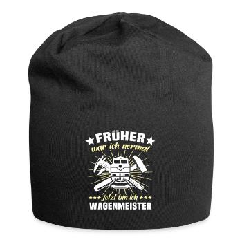 Wagenmeister Zugtechniker - Jersey-Beanie - Schwarz - Vorne