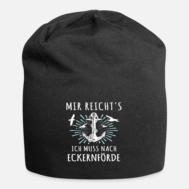 Eckernförde Eckernförder - Jersey-Beanie - Schwarz