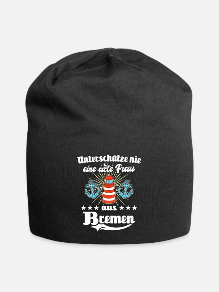 Bremen Frau Bremerin - Jersey-Beanie - Schwarz