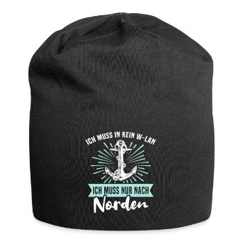 Norden Urlaub Nordener - Jersey-Beanie - Schwarz - Vorne