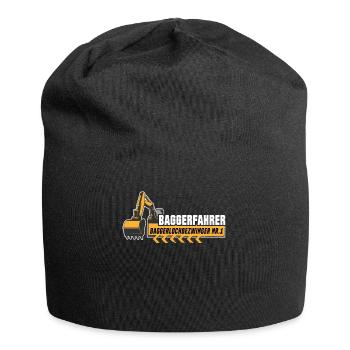 Baggerführer - Jersey-Beanie - Schwarz - Vorne