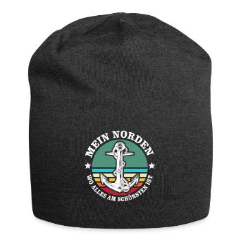 Norden Urlaub - Jersey-Beanie - Anthrazit - Vorne