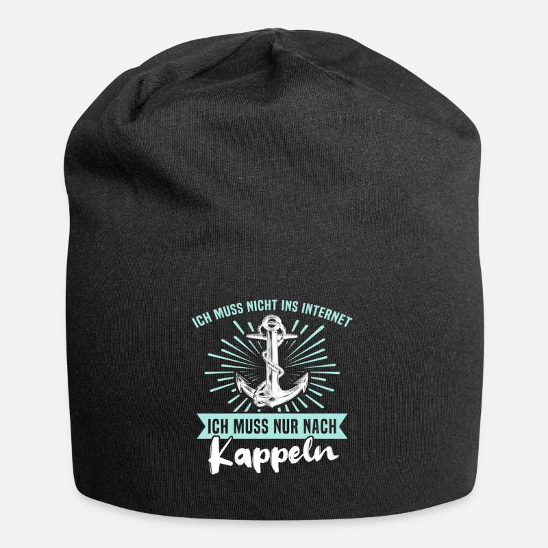 Kappeln Sprüche Kappelner Spruch - Jersey-Beanie - Schwarz