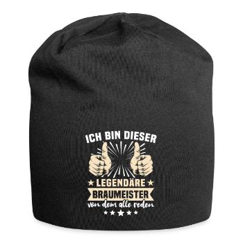 Braumeister Sprüche - Jersey-Beanie - Schwarz - Vorne