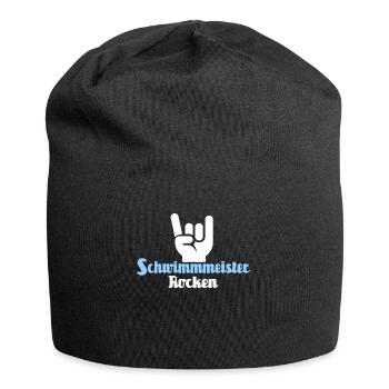 Schwimmmeister - Jersey-Beanie - Schwarz - Vorne