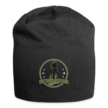American vietnam veteran military father's day - Jersey-Beanie - Schwarz - Vorne