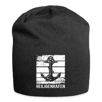 Heiligenhafen - Jersey-Beanie - Schwarz - Vorne
